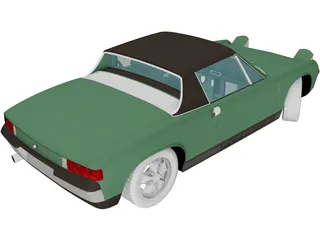 Porsche 914-6 (1970) 3D Model