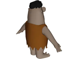 Fred Flintstone 3D Model