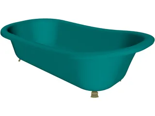 Bathtub Free Standing 3D Model