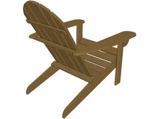 Chair Adirondak 3D Model