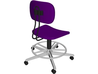 Chair Draftmans 3D Model