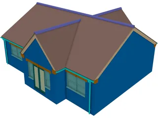 Bungalow 3D Model