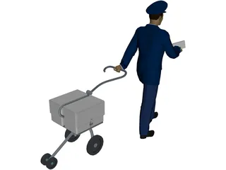 Postman 3D Model