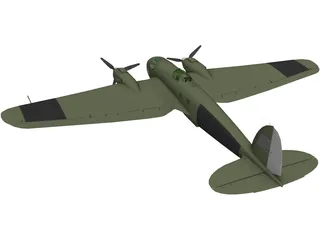 Heinkel He 111 H 3D Model