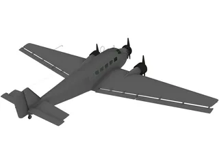 Junkers Ju 52 G9 3D Model