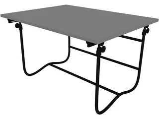 Table Drafting 3D Model