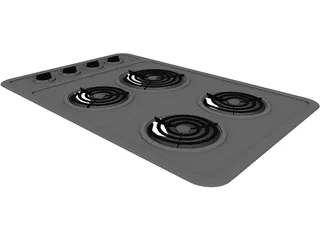 Stove Top 3D Model