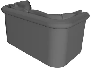 Couch Traditional 3D Model