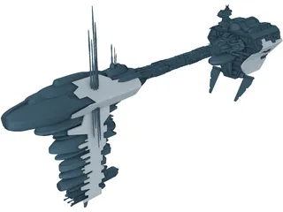 Nebulon Ship 3D Model