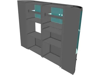 Wall Unit 3D Model