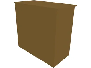 Bathroom Cabinet 3D Model