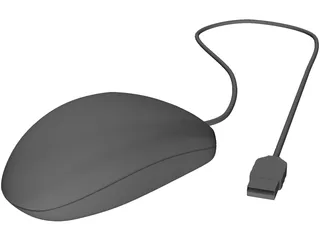 Computer Mouse 3D Model