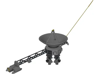 Voyager Space Craft 3D Model