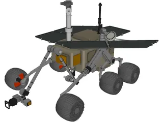 Athena Mars Rover 3D Model