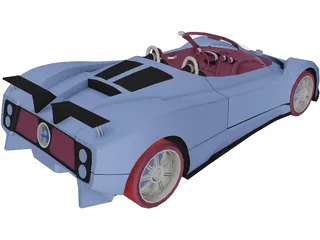 Pagani Zonda 3D Model