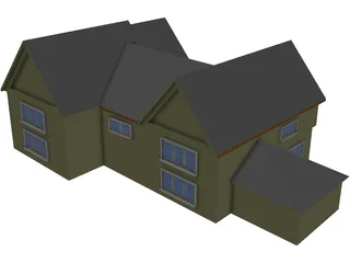 House Country English 3D Model