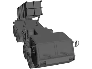 MIM-101 Patriot Mounted 3D Model