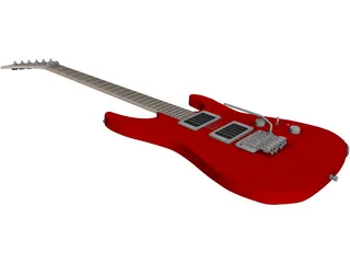 Guitar Electric Jackson DXMG 3D Model