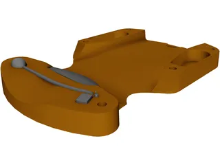 Car Mechanic Stylized Creeper 3D Model
