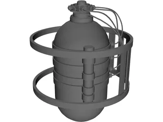 Container Satellite 3D Model