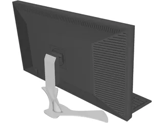 Monitor, Keyboard and Mouse 3D Model