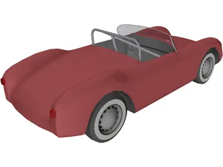 Porsche Roadster (1955) 3D Model