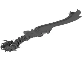 Sword Khans Death 3D Model