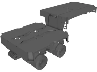 Goldhofer Hydraulic Gooseneck (2000) 3D Model