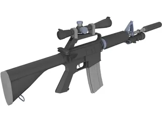 M4A2 3D Model