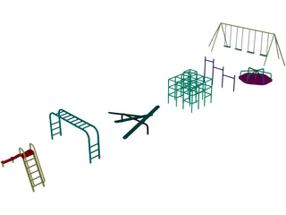 Playground Set 3D Model