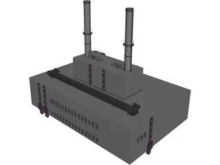 Power Station 3D Model