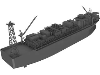 Norne Floating Production and Storage [FPSO] 3D Model