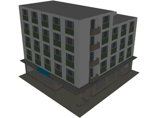 Building Train 3D Model