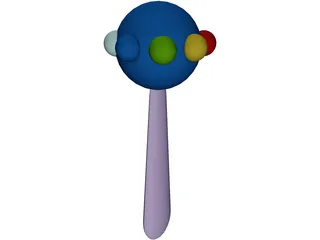 Baby Rattle 3D Model