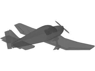 Robin DR400 3D Model