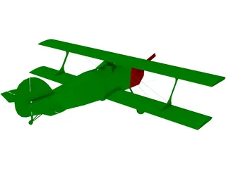 Biplane 3D Model