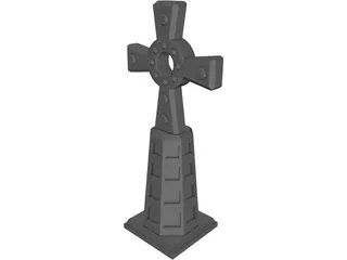 Cross Celtic 3D Model