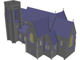 Church Gothic 3D Model