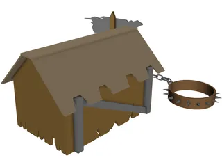 Dog House 3D Model