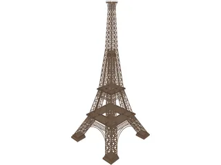 Eiffel Tower 3D Model