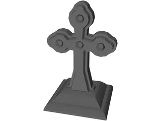 Gothic Grave 3D Model