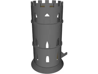 Tower Prison 3D Model