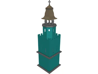 Tower Christian 3D Model