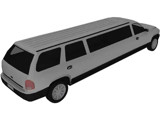 Dodge Durango Limo 3D Model