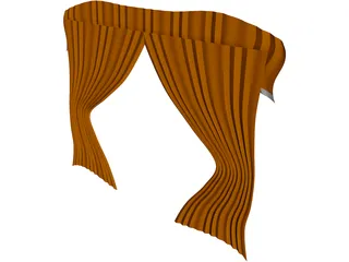 Curtains 3D Model