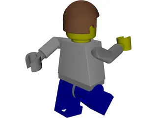 Lego Man 3D Model