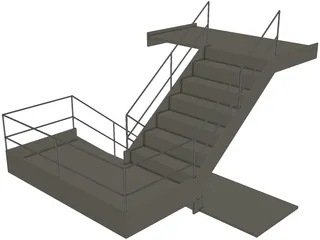 Stairs 3D Model