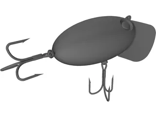 Fishing Lure Jitter Bug 3D Model