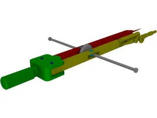 Beam Compass 3D Model