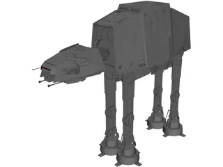 Star Wars Imperial AT-AT 3D Model